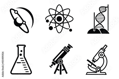science icon set