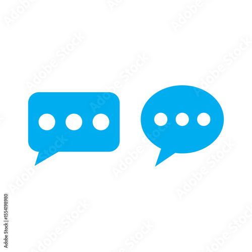 blue chat icon