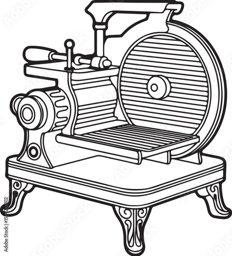 
Modern Design of an Electric Meat Slicer