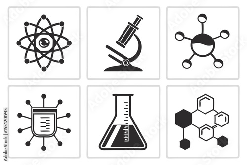 science and chemistry icons