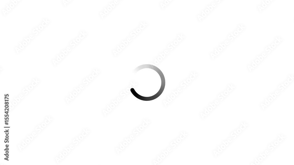 circle loading page animation concept