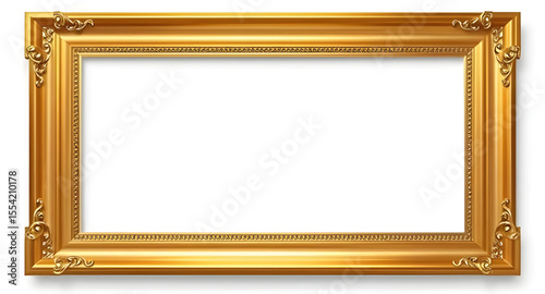 Gold frame isolated on white, Isolated gold picture frame, Ornate gold frame, Gold photo frame, Vintage gold frame, Baroque frame, Golden border, Classic gold frame, Empty gold frame, Elegant gold fra