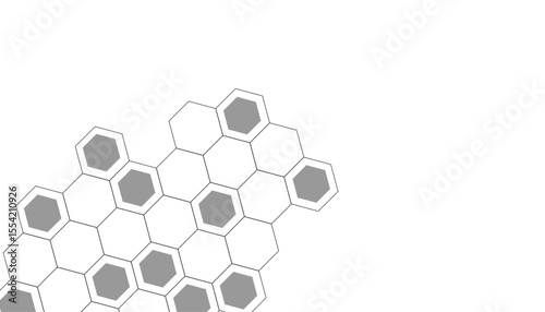 Abstract medical background with molecules structure.