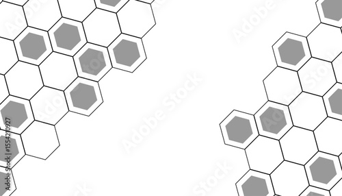 Abstract medical background with molecules structure.