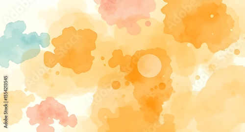 Watercolor blot design, Pastel watercolor background, Vibrant watercolor art, Blurred watercolor strokes, Watercolor paint flow, Ink and watercolor blend, Fluid watercolor pattern, Watercolor canvas t