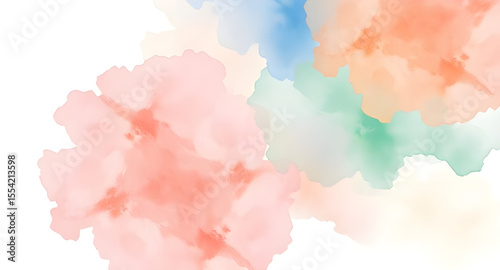  Colorful watercolor wash, Artistic watercolor background, Watercolor gradient, Hand-painted watercolor, Watercolor blot design, Pastel watercolor background, Vibrant watercolor art, Blurred watercolo