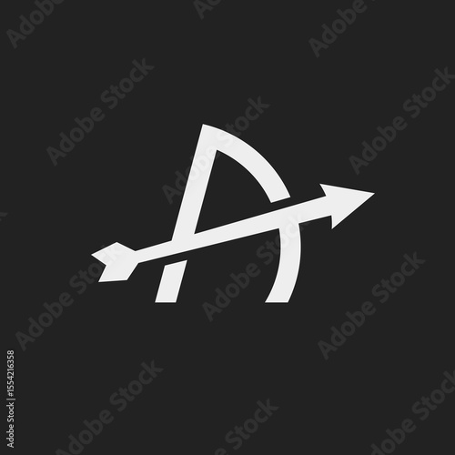 Letter A Archer Logo 