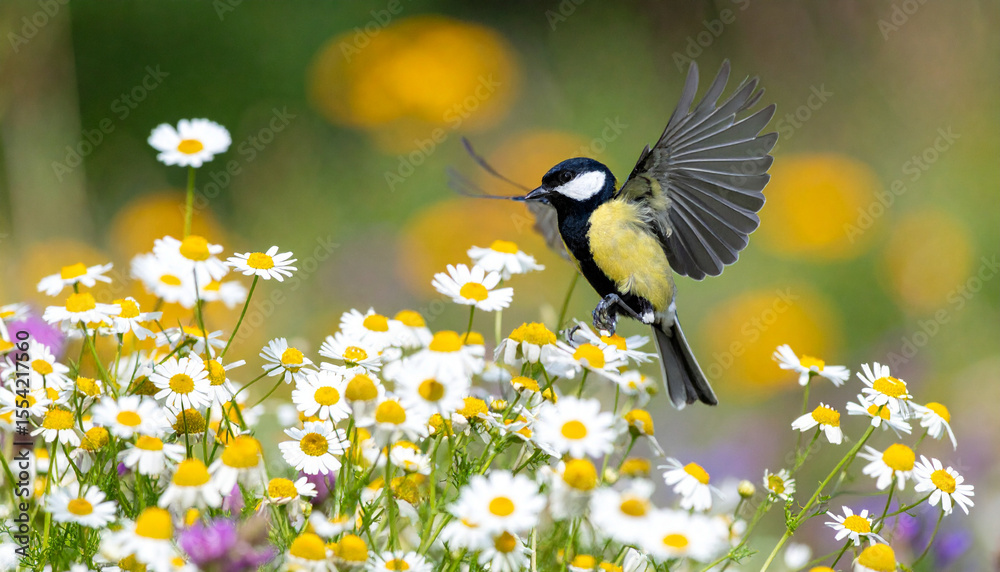 Obraz premium Great Tit Bird