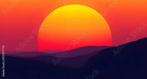Sunset over the mountains, Mountain sunset, Sunset landscape, Mountains at dusk, Sunset behind peaks, Evening mountain scene, Golden hour mountains, Scenic sunset view, Mountains with sun setting, Sun