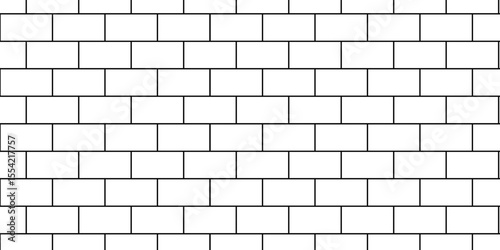 Pavement seamless mosaic stone concrete wall surface tiles. subway vector block rock white brick wall texture background.	