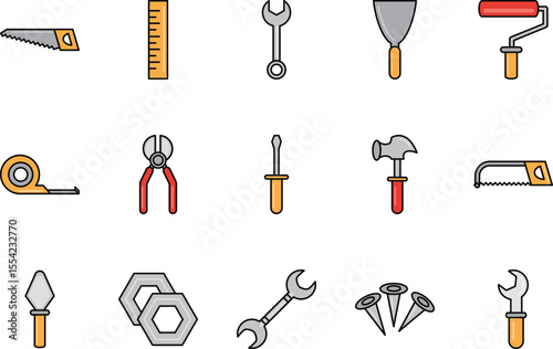 Construction Tools Icon Set A Comprehensive Guide to Essential DIY and Professional Building Icons