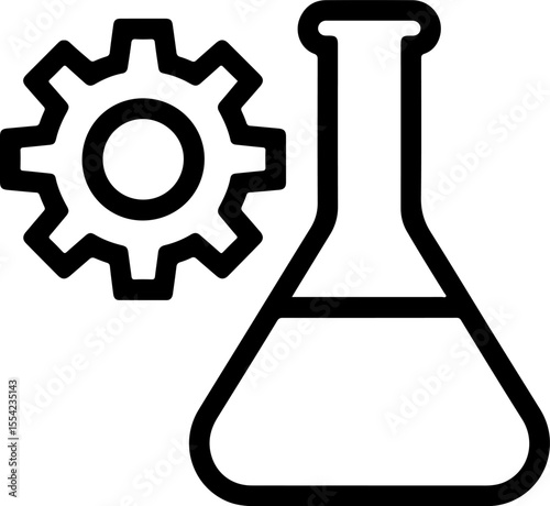 laboratory flask icon