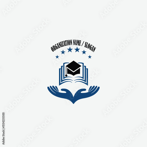 3419 educational logo school college university learning institute book academy organization