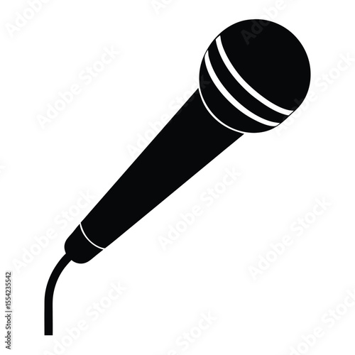 microphone isolated on white background
