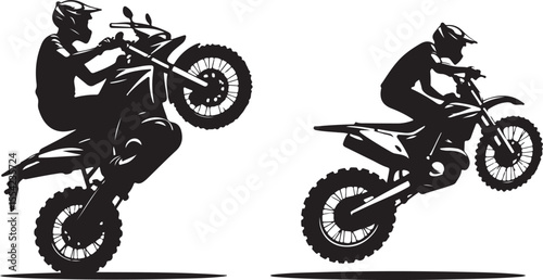 motocross rider silhouette, bike, bicycle, silhouette, motorcycle, sport, motocross, vector, motorbike, cross, race, extreme, motor, rider, biker, illustration, cycling, cyclist, jump, child, boy, bla