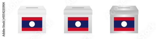 Election in Laos. Election Concept. Vector Illustration.