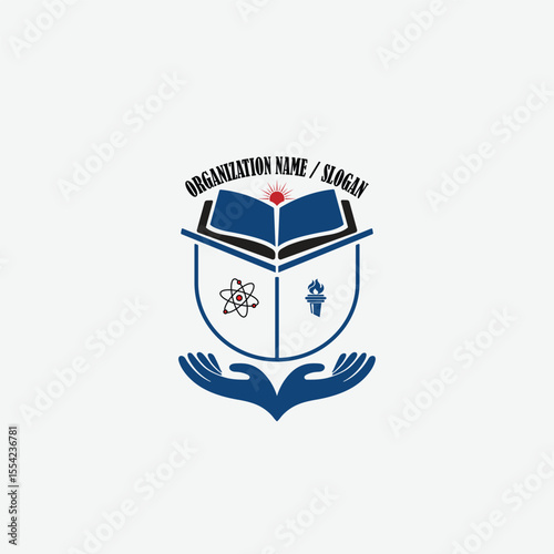 3442 educational logo school college university learning institute book academy organization [Converted]