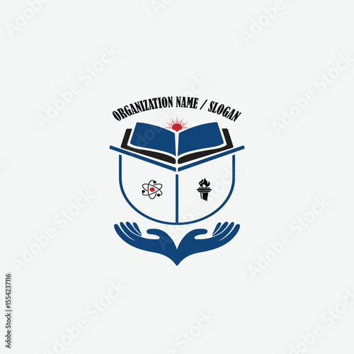 3450 educational logo school college university learning institute book academy organization [Converted]