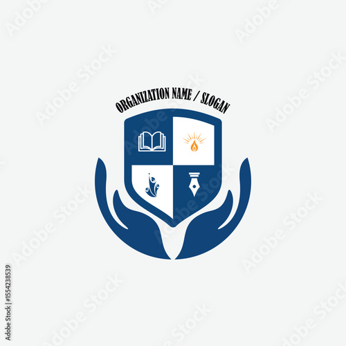 3475 educational logo school college university learning institute book academy organization