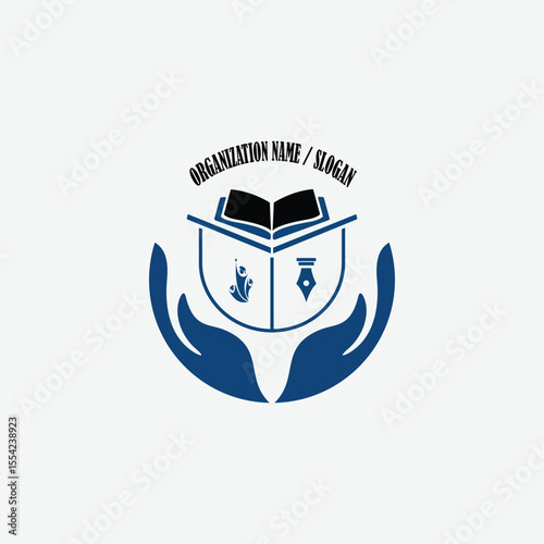 3479 educational logo school college university learning institute book academy organization
