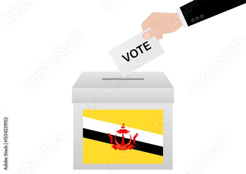 Election in Brunei. Election Concept. Vector Illustration.