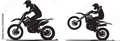motocross rider silhouette, bike, bicycle, silhouette, motorcycle, sport, motocross, vector, motorbike, cross, race, extreme, motor, rider, biker, illustration, cycling, cyclist, jump, child, boy, bla