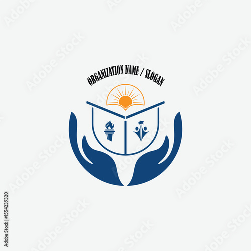 3488 educational logo school college university learning institute book academy organization