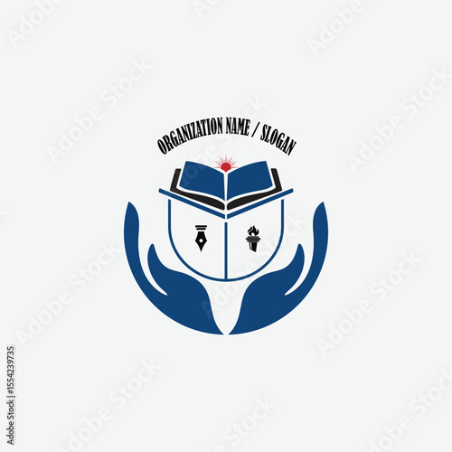 3494 educational logo school college university learning institute book academy organization [Converted]