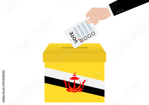 Election in Brunei. Election Concept. Vector Illustration.