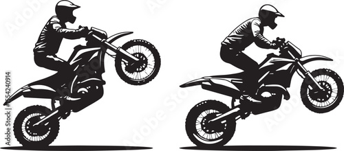 motocross rider silhouette, bike, bicycle, silhouette, motorcycle, sport, motocross, vector, motorbike, cross, race, extreme, motor, rider, biker, illustration, cycling, cyclist, jump, child, boy, bla