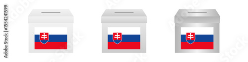 Election in Slovakia. Election Concept. Vector Illustration.