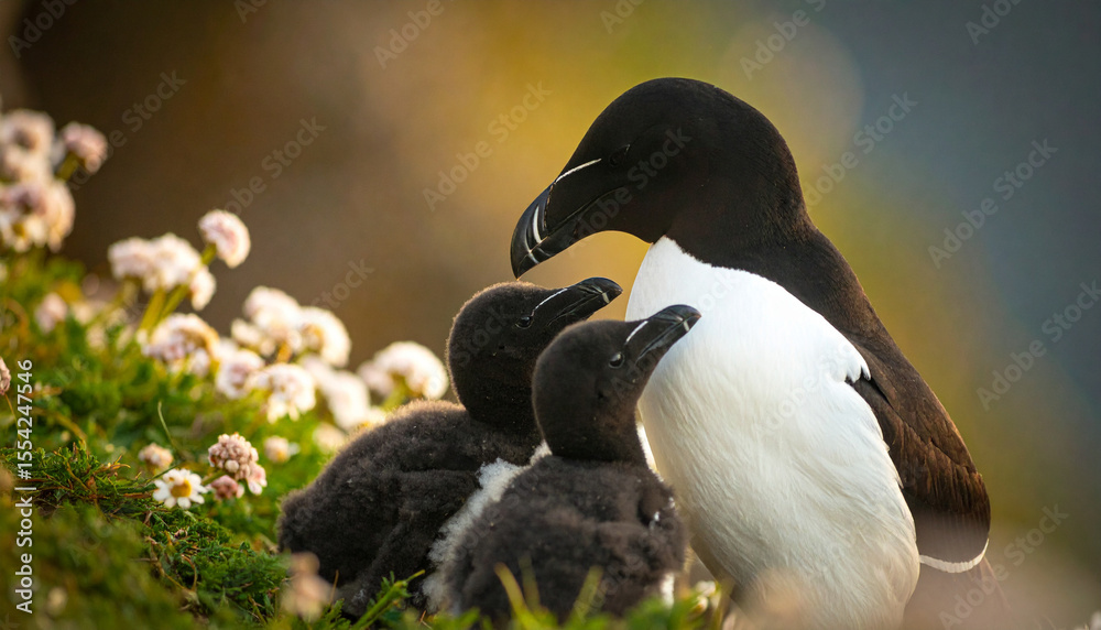 Fototapeta premium Razorbill bird