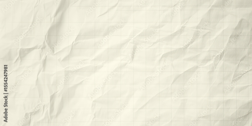 Obraz premium Cream rough paper texture background wrinkled pattern.