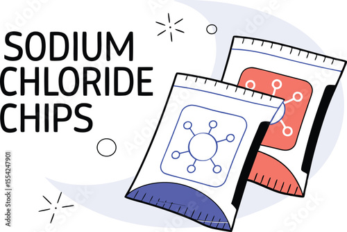 Vintage-style food labels redesigned with molecule diagrams