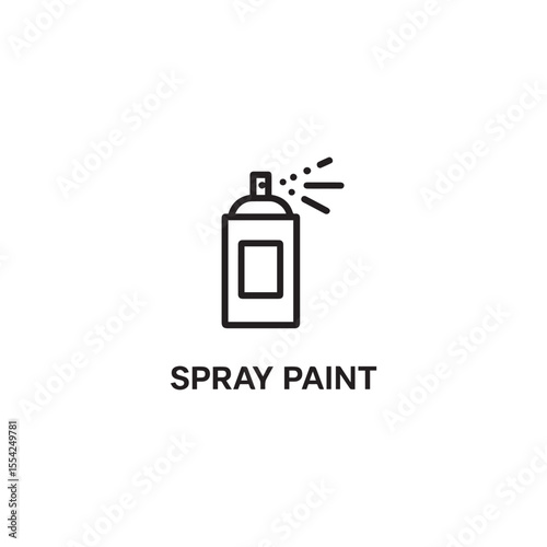  Spray Paint icon vector design art illustration