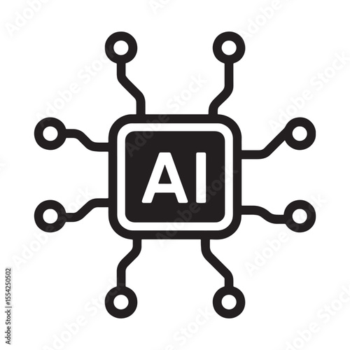 Funny cartoon android robot with wheels, a tricycle, and a bicycle for fun transportation vehicle illustration design