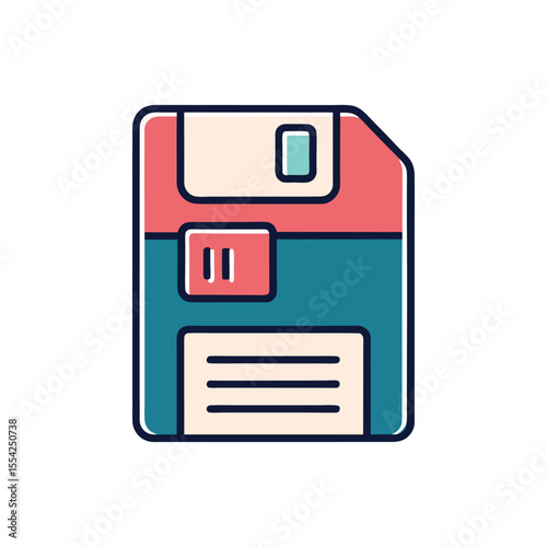 Modern, minimal, save, memory, hard drive set icon logo vector design