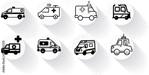 A set of vector delivery vehicle sale tags and labels for car and truck transportation service business design