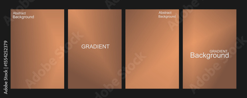 Bronze Gradient Abstract Composition Background, for Presentation and Design, Studio showroom product base, fashion runway mockup scene. vector illustration
