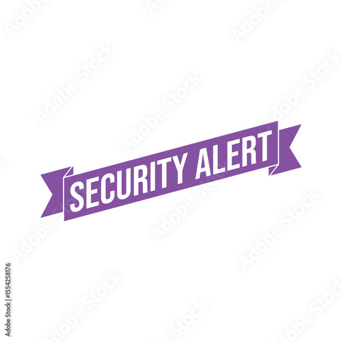 Security Alert Rubber Stamp Vector Template