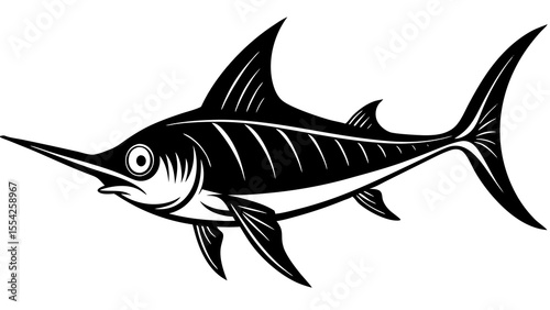 Marlin Fish Vector Art, Icons, and Graphics  vector art design
