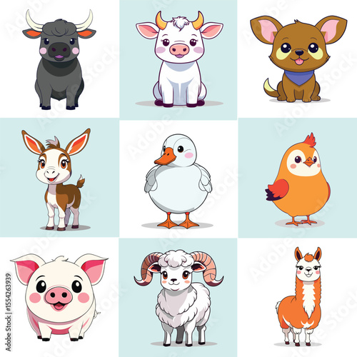 Guard Animals Vector Illustration Pack