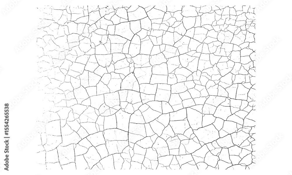 Obraz premium white wall with crack vector design, broken glass background