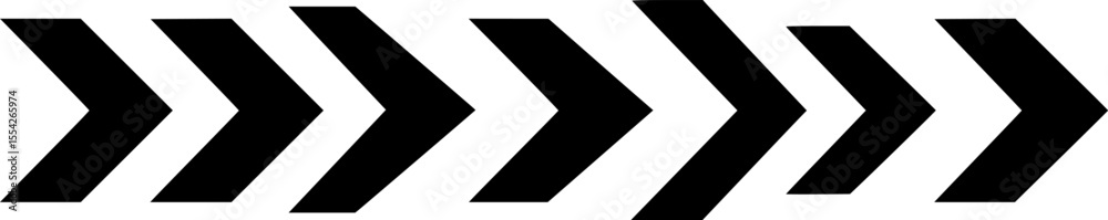 Obraz premium arrow signs pointing to forward, simple, vector