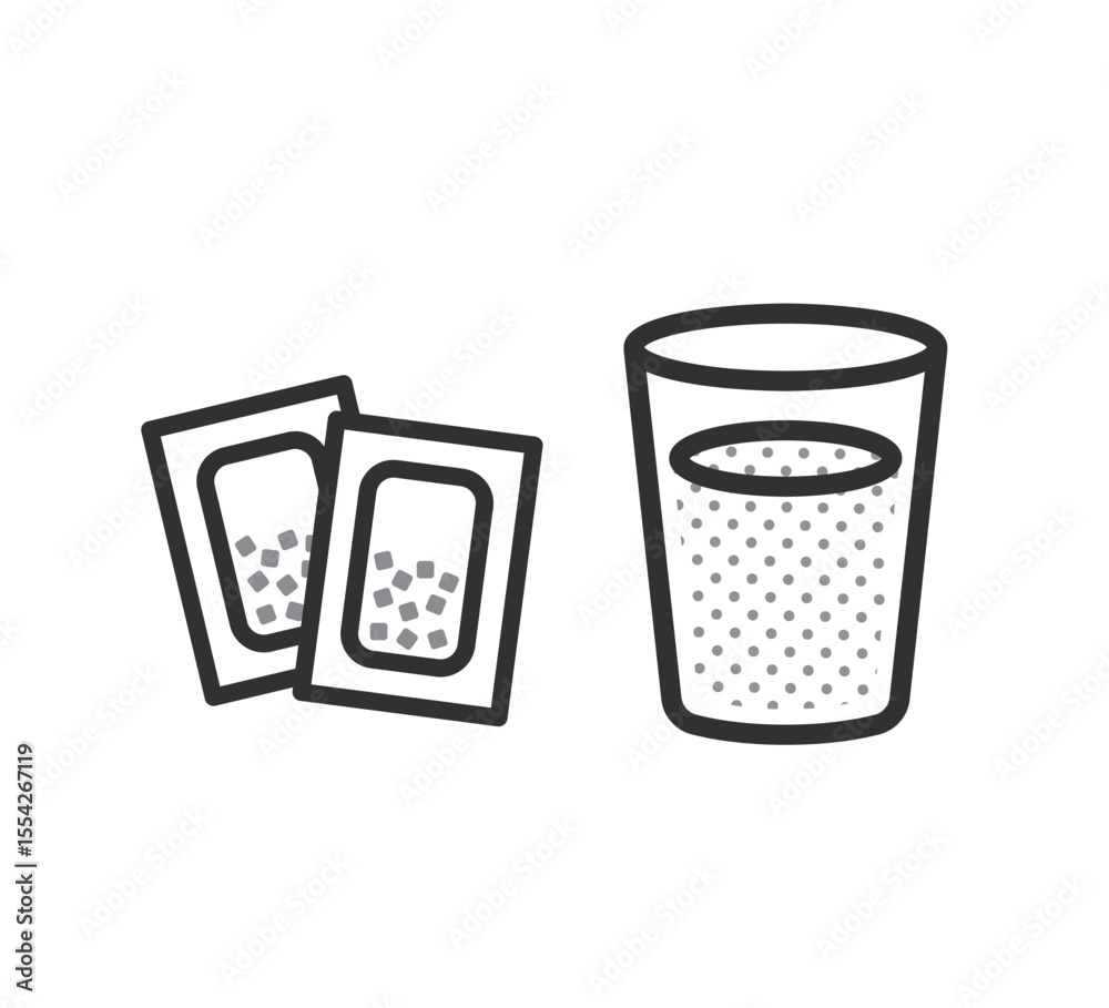 粉薬 顆粒剤 飲み薬 内服薬のイラスト 粉薬 顆粒剤 飲み薬 内服薬のイラスト