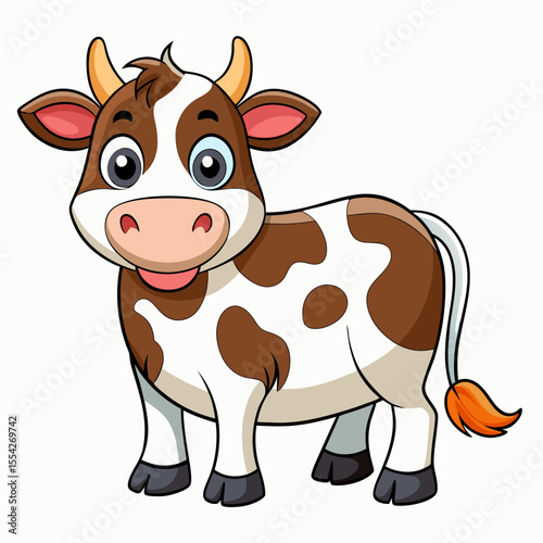 funny cow cartoon