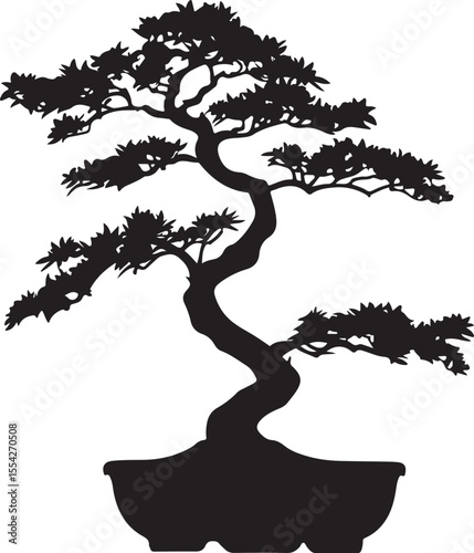 bonsai tree silhouettes, tree, vector, nature, illustration, plant, leaf, silhouette, art, branch, design, flower, bonsai, halloween, cartoon, spring, floral, black, symbol, old, wood, autumn, growth,