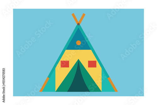 Cartoon Indoor Play Tent or Teepee for Children