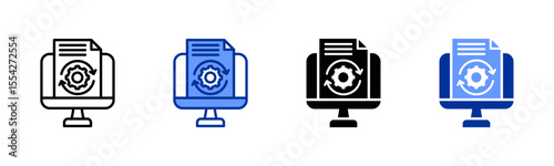 Behavior-Driven Development icon sheet multiple style collection