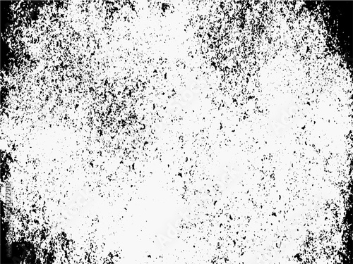 Old texture of the wall covered with paint with the effect of damage, Grunge monochrome background. Abstract texture on white background  Vector Grunge Texture  Distressed overlay texture. Grunge back